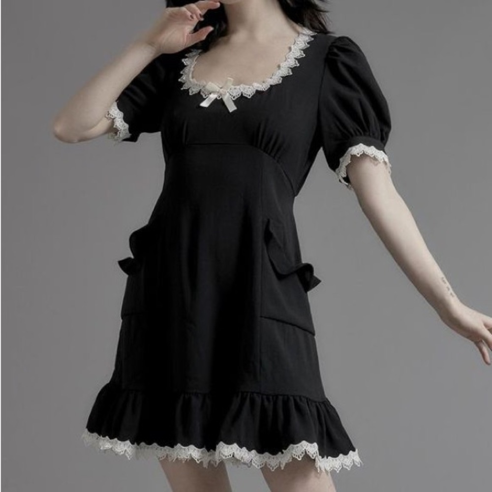 Black Bow Dress